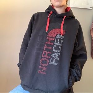 North Face logo hoodie
